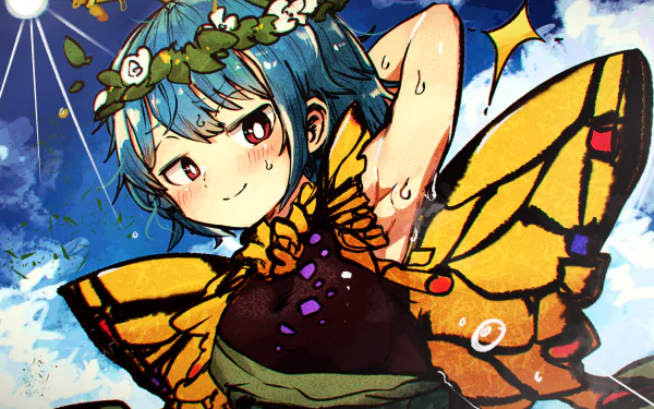Eternity Larva Anime Touhou HD Desktop Wallpaper | Background Image