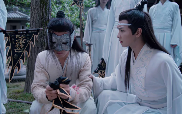 Zheng Fan Xing Xiao Zhan Lan Sizhui Wei Wuxian TV Show The Untamed HD Desktop Wallpaper | Background Image