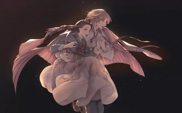 Sophie Hatter Howl Jenkins Pendragon Anime Howl's Moving Castle HD Desktop Wallpaper | Background Image