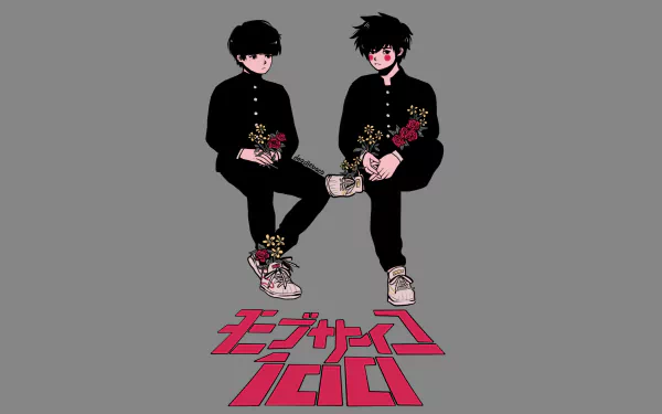 Ritsu Kageyama Shigeo Kageyama Anime Mob Psycho 100 HD Desktop Wallpaper | Background Image