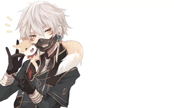 Nakigitsune (Touken Ranbu) Anime Touken Ranbu HD Desktop Wallpaper | Background Image