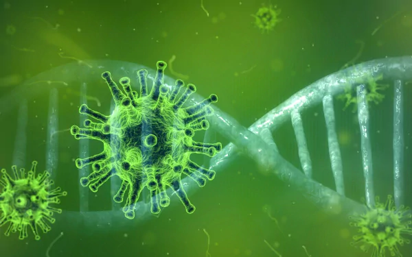 COVID-19 artistic virus HD Desktop Wallpaper | Background Image