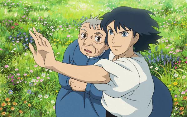 Sophie Hatter Howl Jenkins Pendragon Anime Howl's Moving Castle HD Desktop Wallpaper | Background Image
