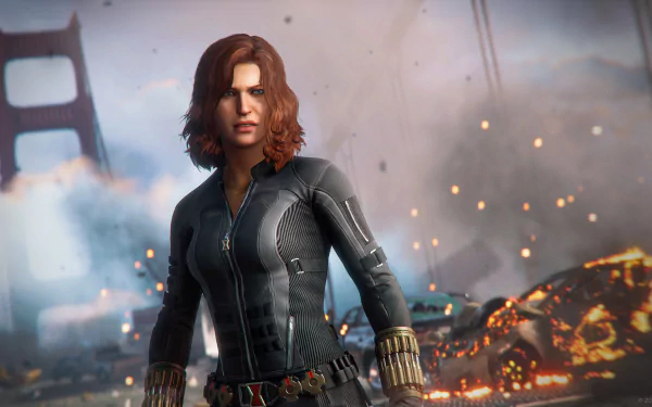 Black Widow video game Marvel's Avengers HD Desktop Wallpaper | Background Image