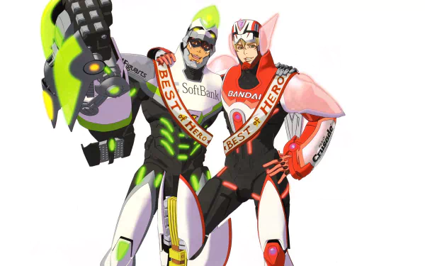 Kotetsu T. Kaburagi Barnaby Brooks Jr. Anime Tiger & Bunny HD Desktop Wallpaper | Background Image