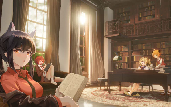 Sora (Arknights) Texas (Arknights) Exusiai (Arknights) Croissant (Arknights) video game Arknights HD Desktop Wallpaper | Background Image