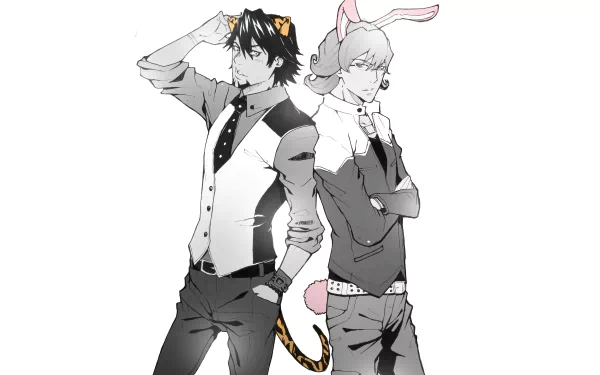 Barnaby Brooks Jr. Kotetsu T. Kaburagi Anime Tiger & Bunny HD Desktop Wallpaper | Background Image