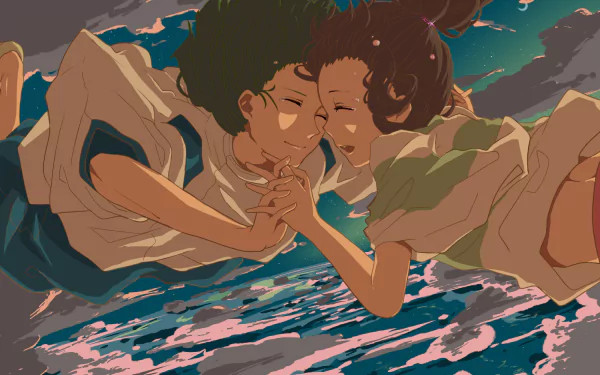 Haku (Spirited Away) Chihiro (Spirited Away) Anime Spirited Away HD Desktop Wallpaper | Background Image