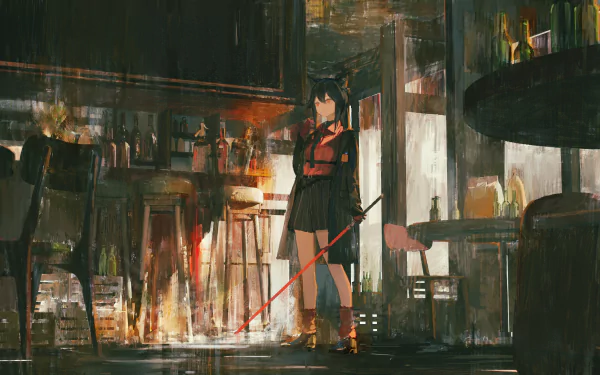 Texas (Arknights) video game Arknights HD Desktop Wallpaper | Background Image