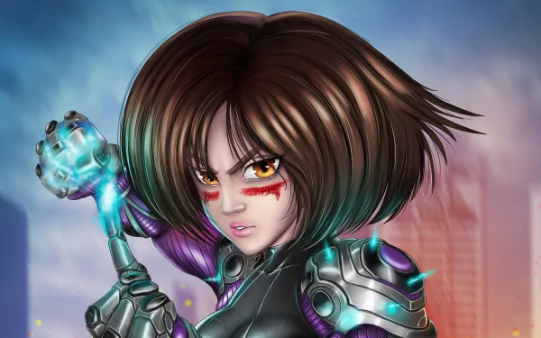 Alita (Alita: Battle Angel) movie Alita: Battle Angel HD Desktop Wallpaper | Background Image