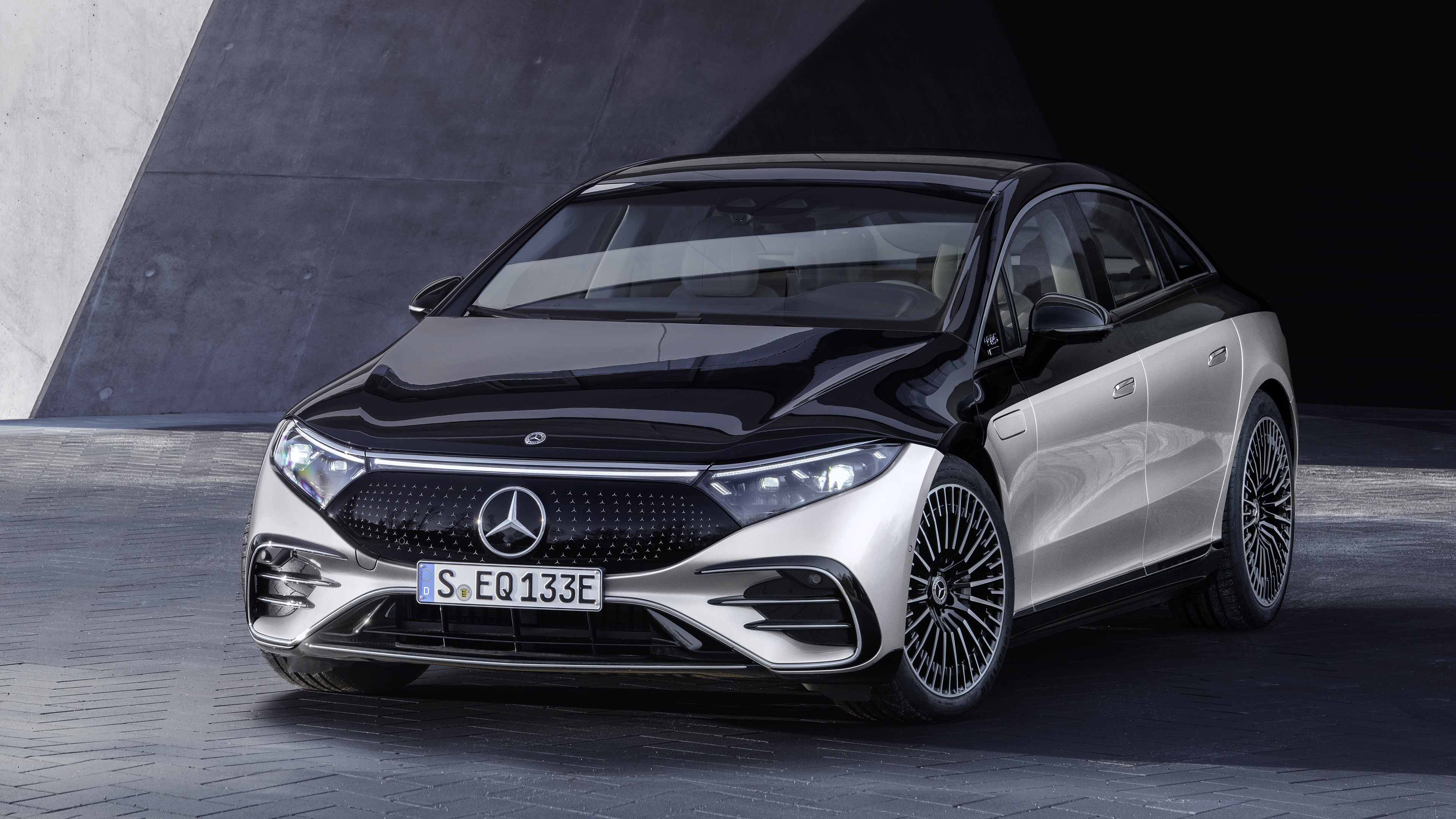 Download electric car silver car car mercedes benz vehicle mercedes