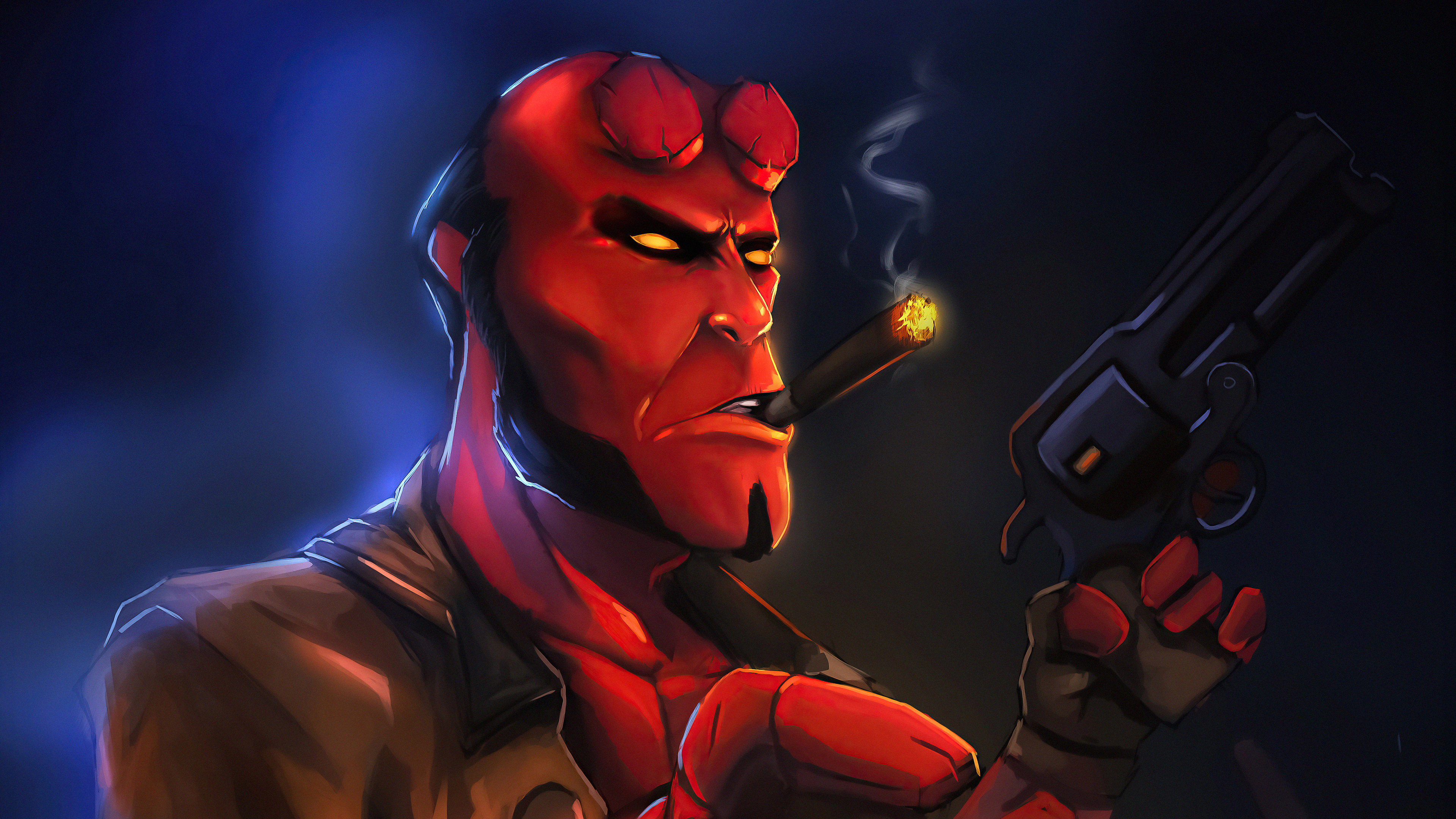 Comics Hellboy HD Wallpaper | Background Image