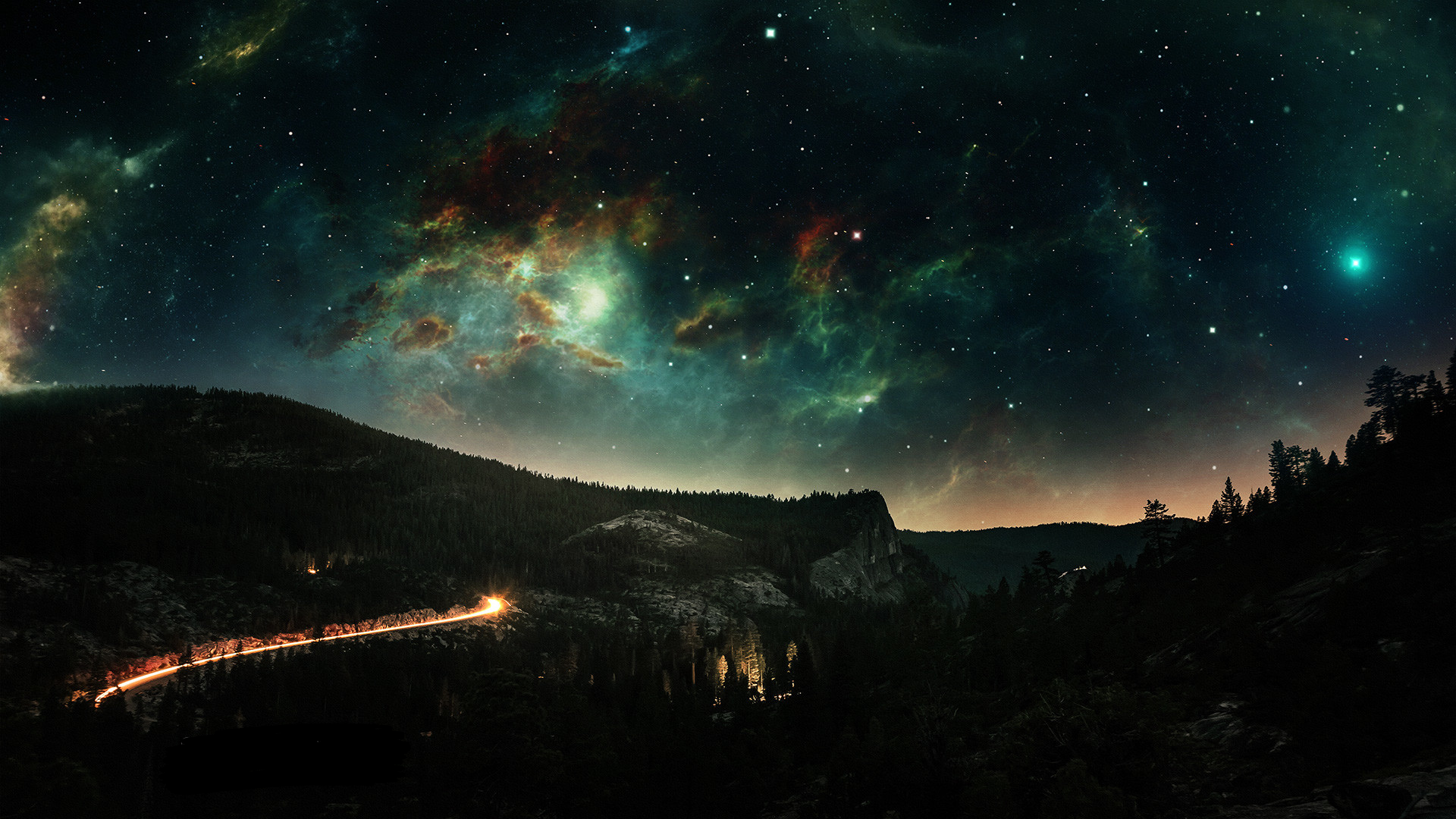 night landscape hd wallpapers 1080p