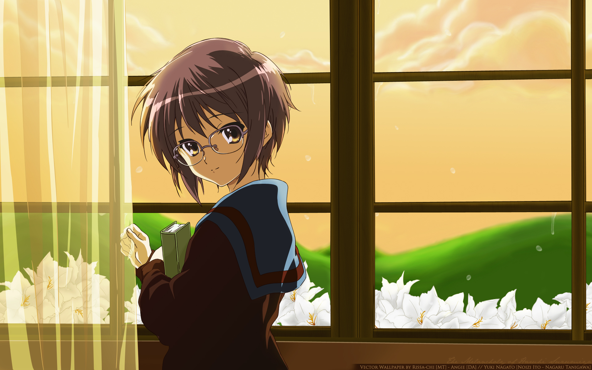 Download Yuki Nagato Anime The Melancholy Of Haruhi Suzumiya HD Wallpaper