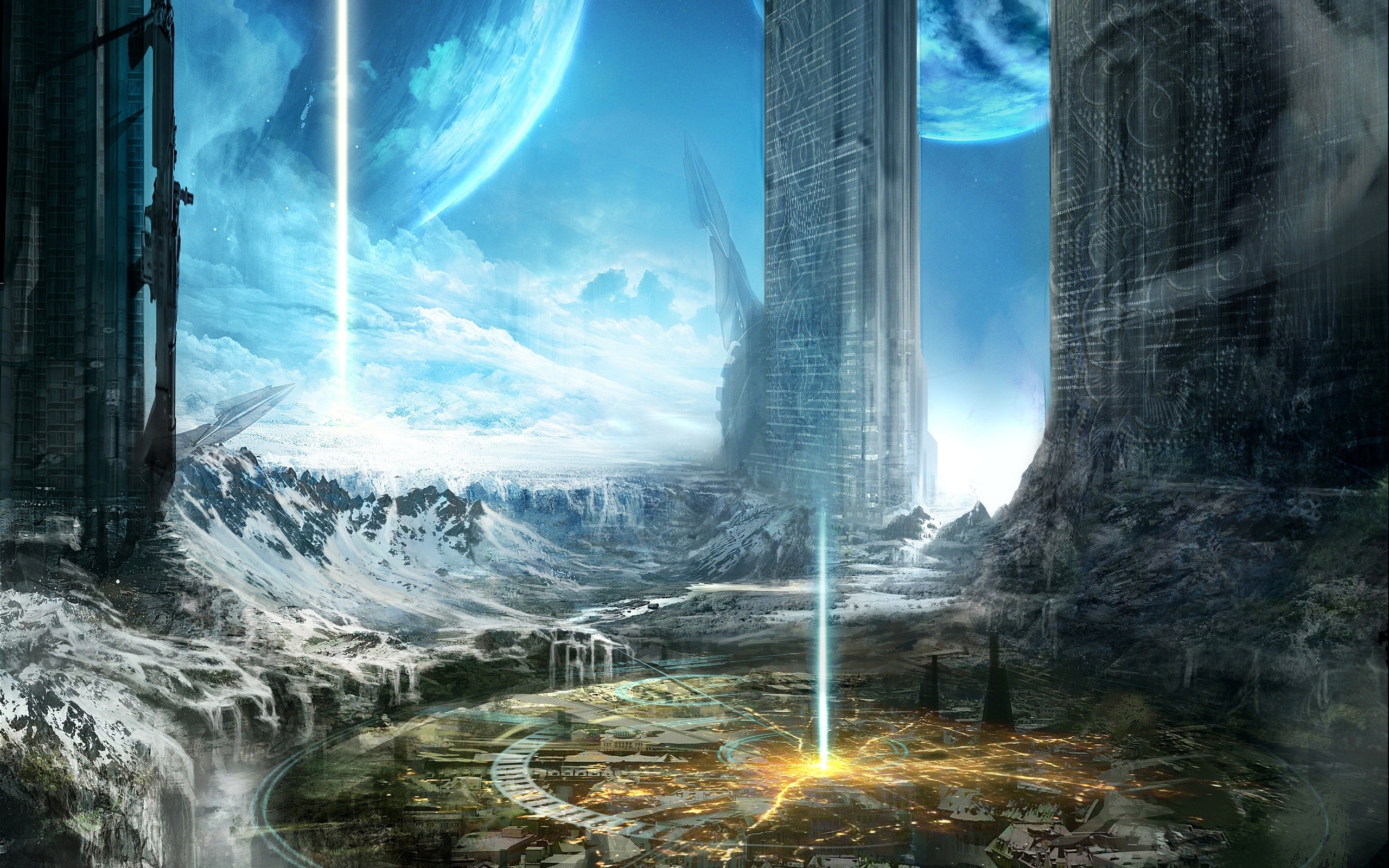 Download Sci Fi City Sci Fi City HD Wallpaper