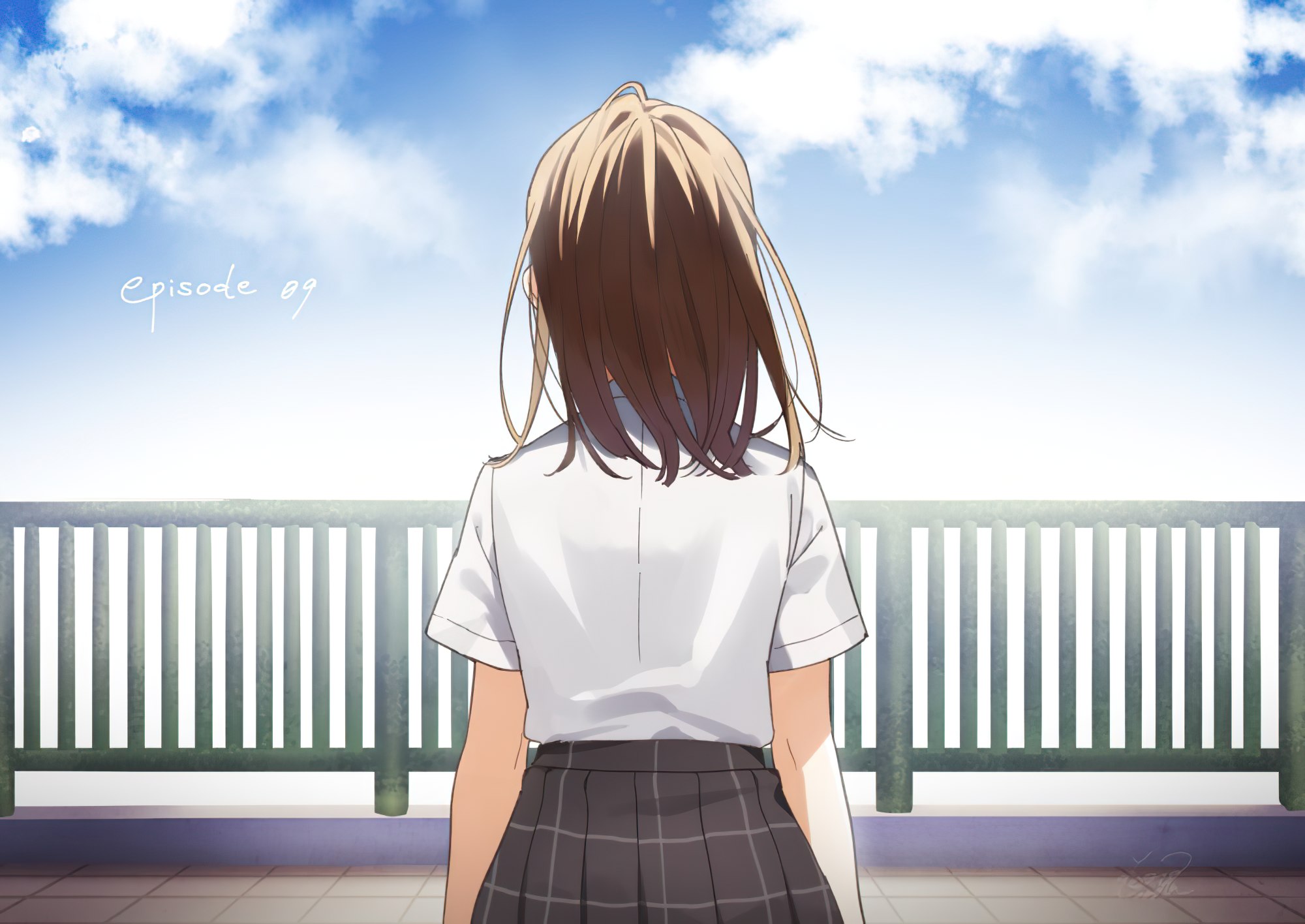Anime I Shaved. Then I Brought a High School Girl Home HD Wallpaper by ぶーた