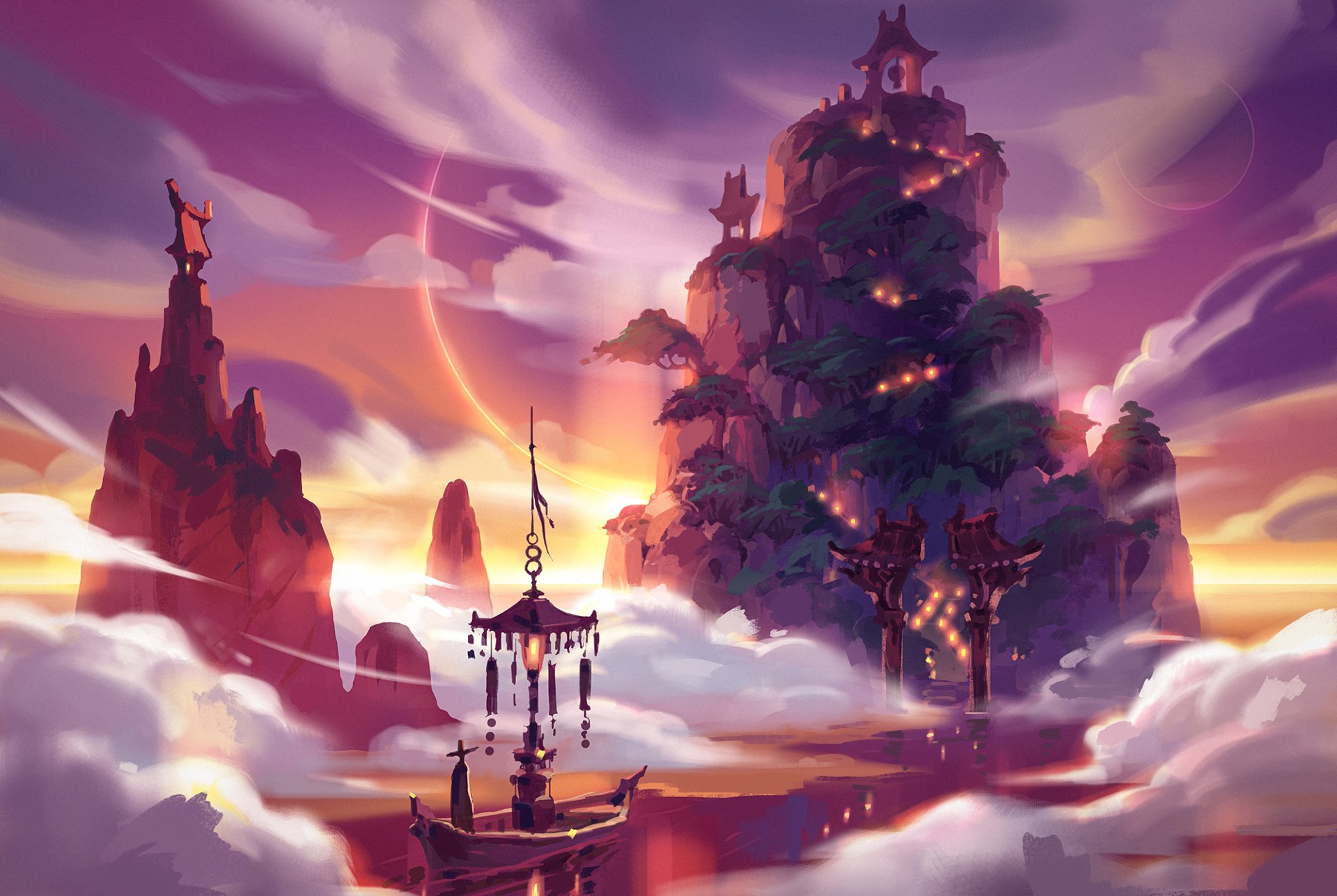epic anime landscape epic anime landscape