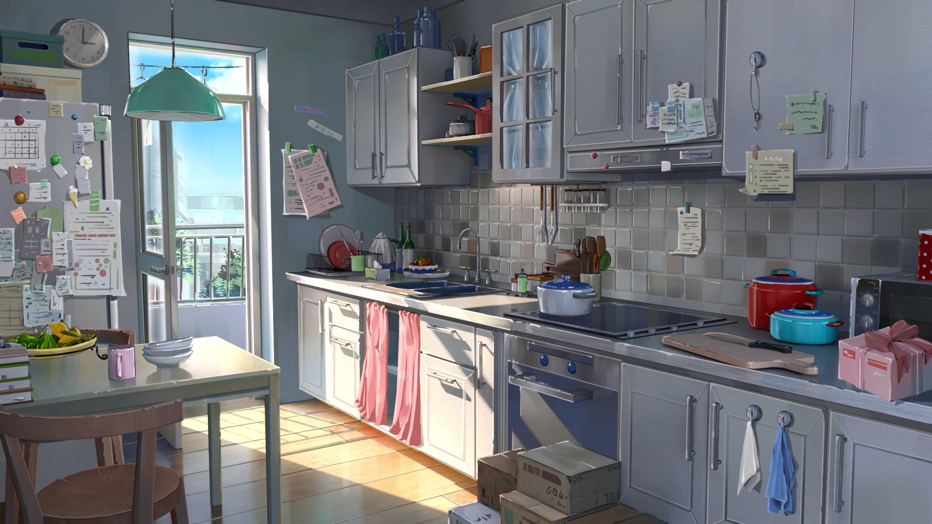 Anime Kitchen HD Wallpaper by 行之LV