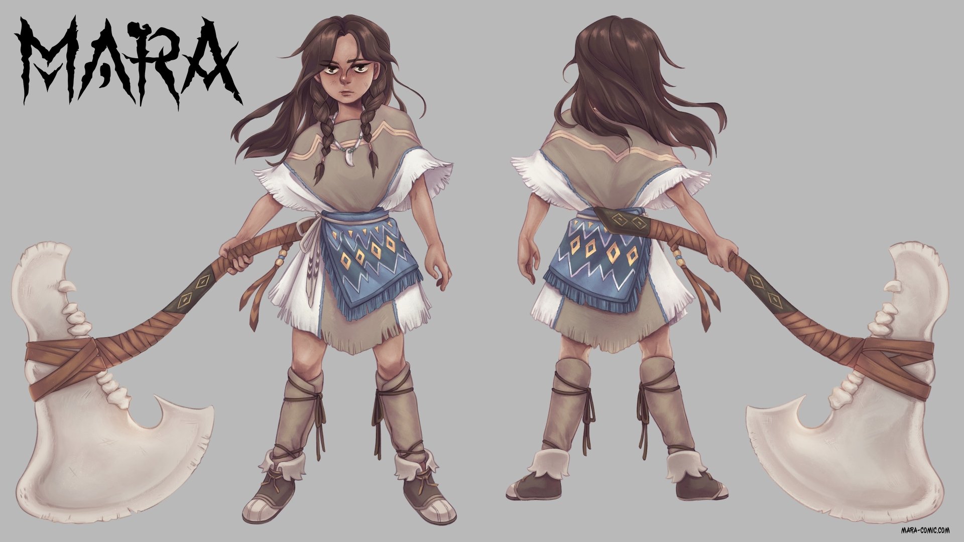 Mara, from https://mara-comic.com by fibericon