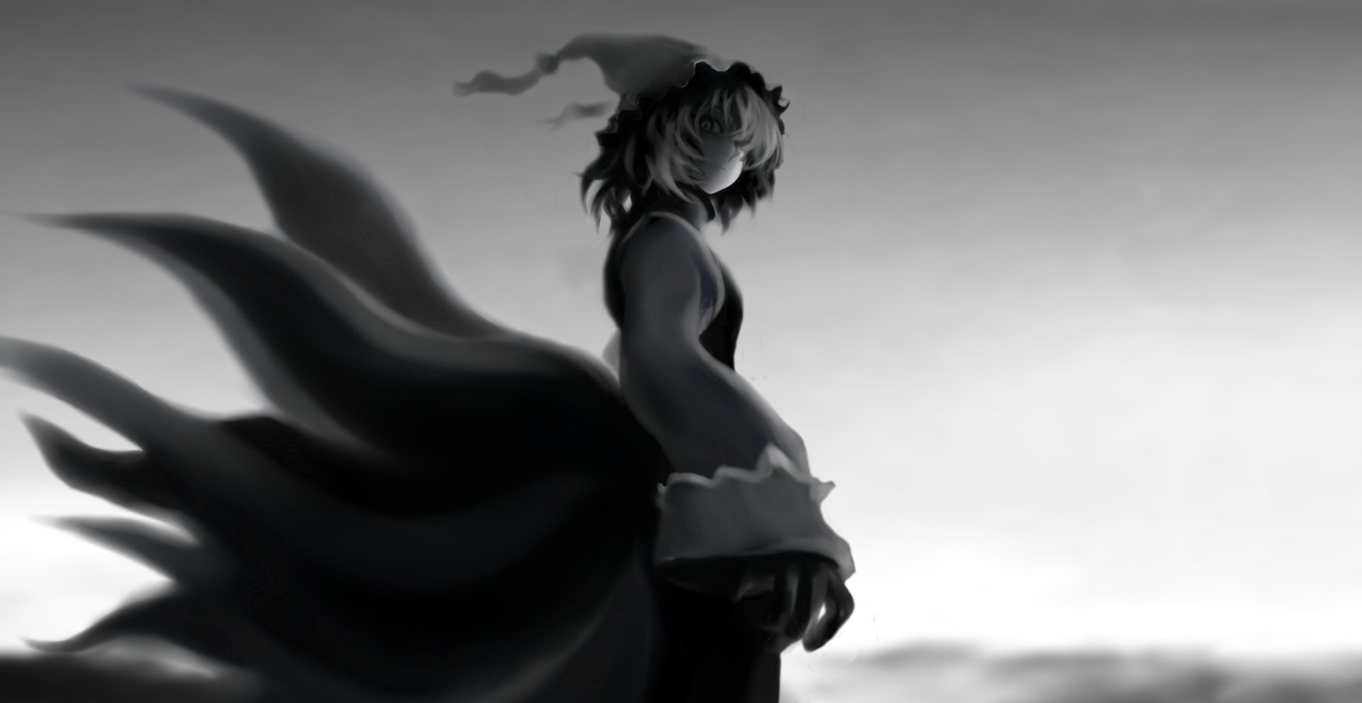 Download Ran Yakumo Anime Touhou HD Wallpaper by 狐月