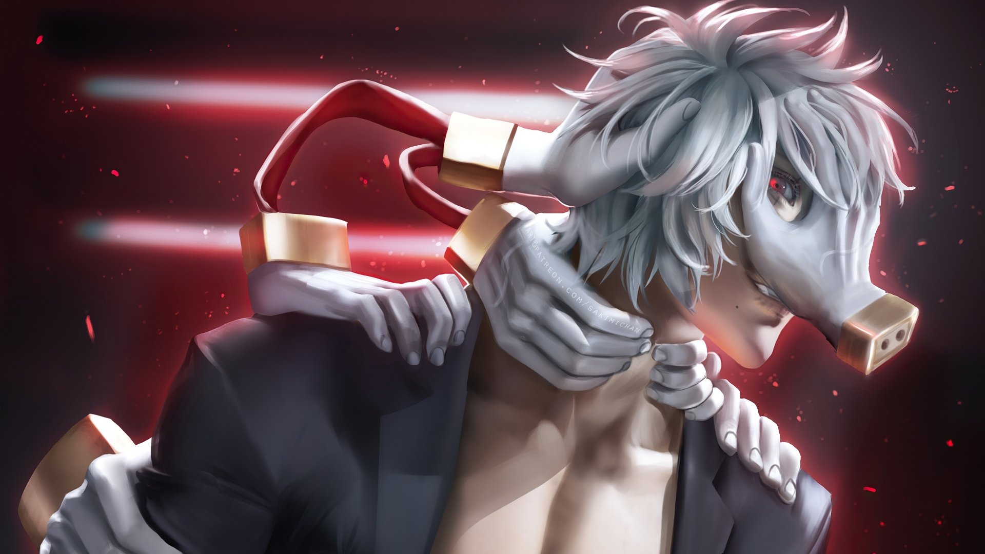 Download Tomura Shigaraki Anime My Hero Academia 4k Ultra HD Wallpaper by Sakimichan