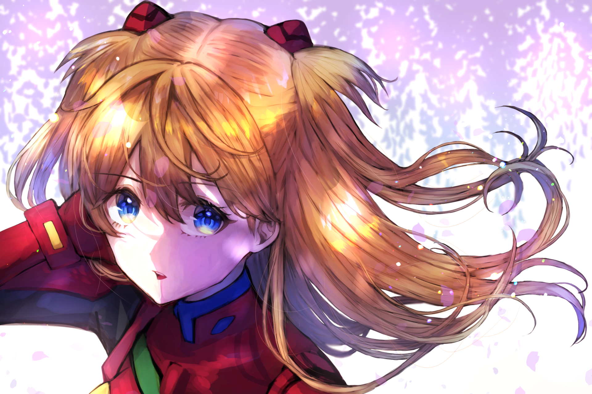 Download Blue Eyes Orange Hair Asuka Langley Sohryu Anime Neon Genesis Evangelion HD Wallpaper by 柊