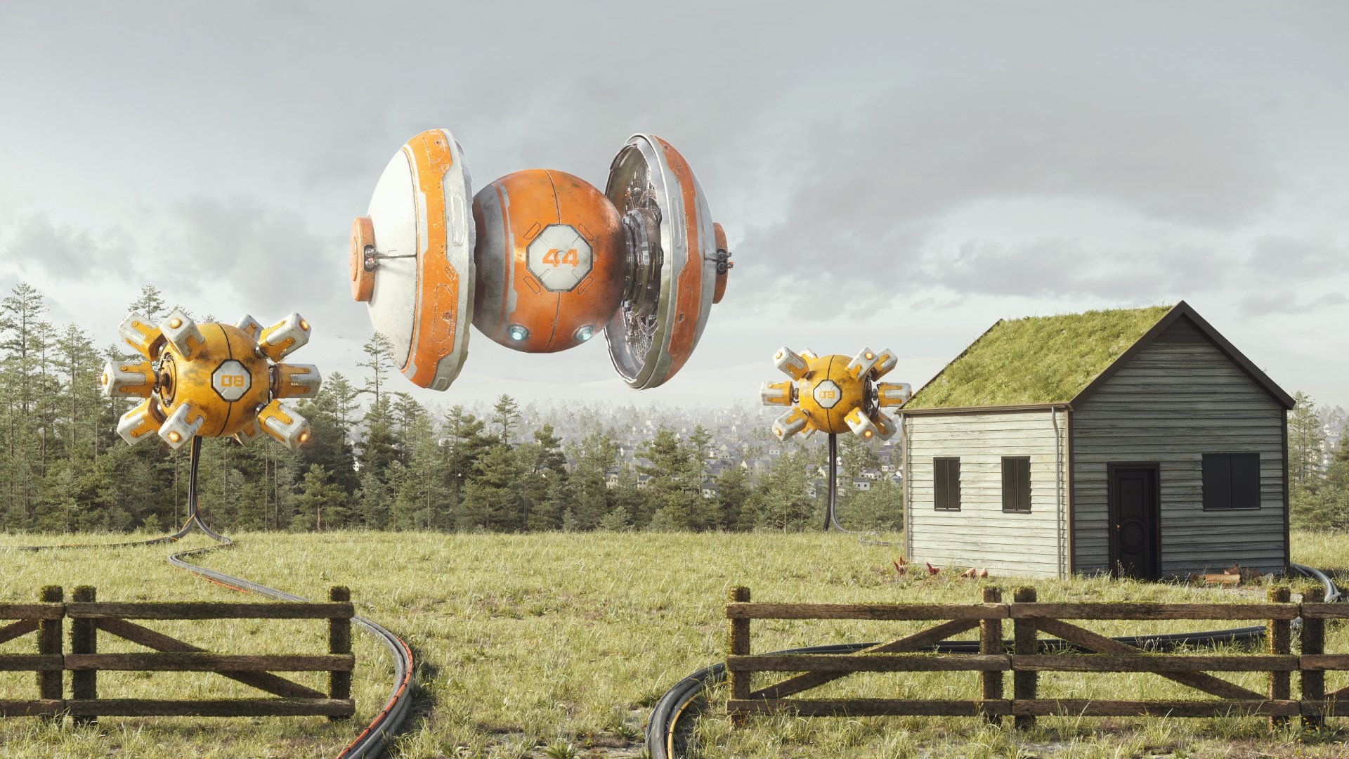 Download Sci Fi Drone HD Wallpaper