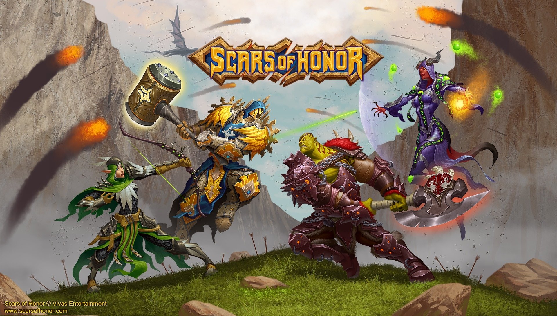 Video Game Scars of Honor HD Wallpaper