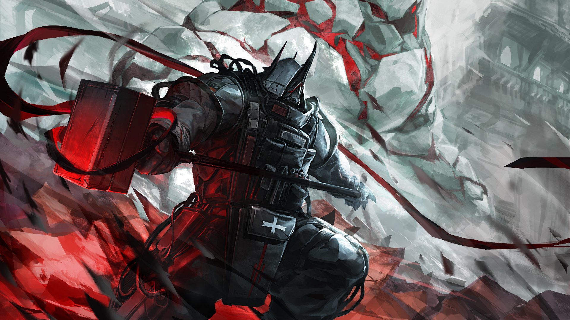 Download Mudrock (Arknights) Video Game Arknights HD Wallpaper by 黒ドラ