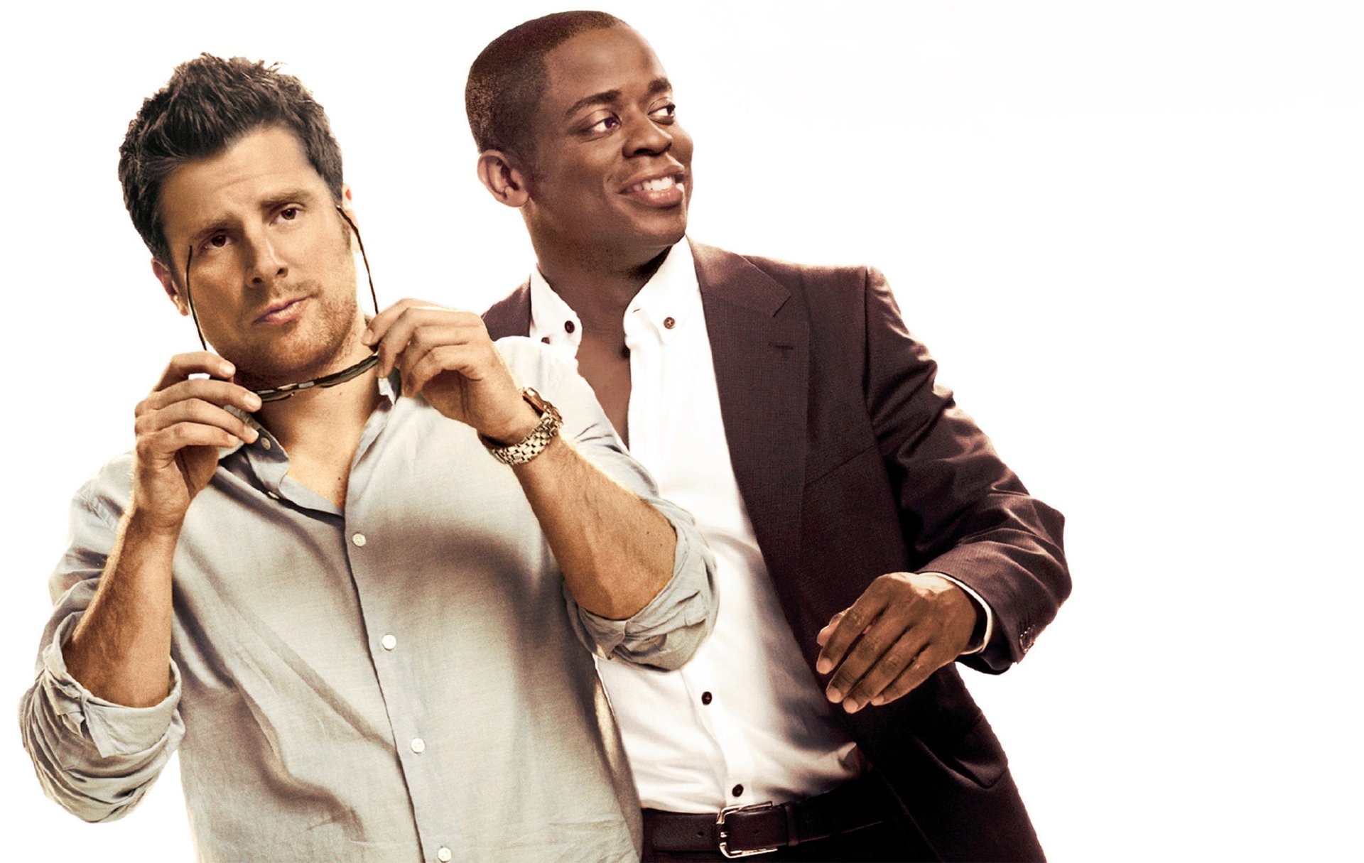 Download Gus (Psych) Dulé Hill Shawn Spencer James Roday Rodriguez TV Show Psych HD Wallpaper