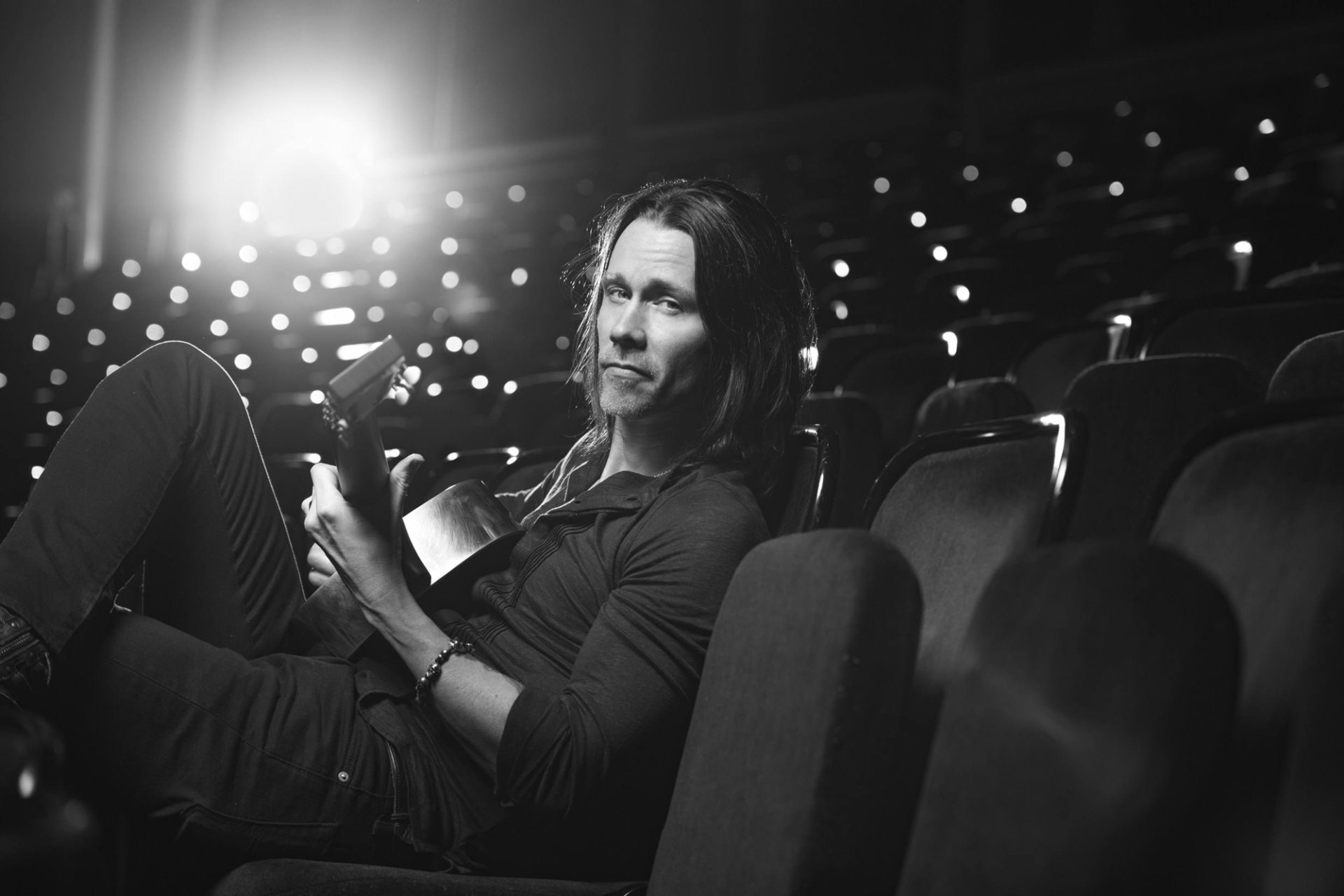 Download Black & White Musician American Music Myles Kennedy HD Wallpaper