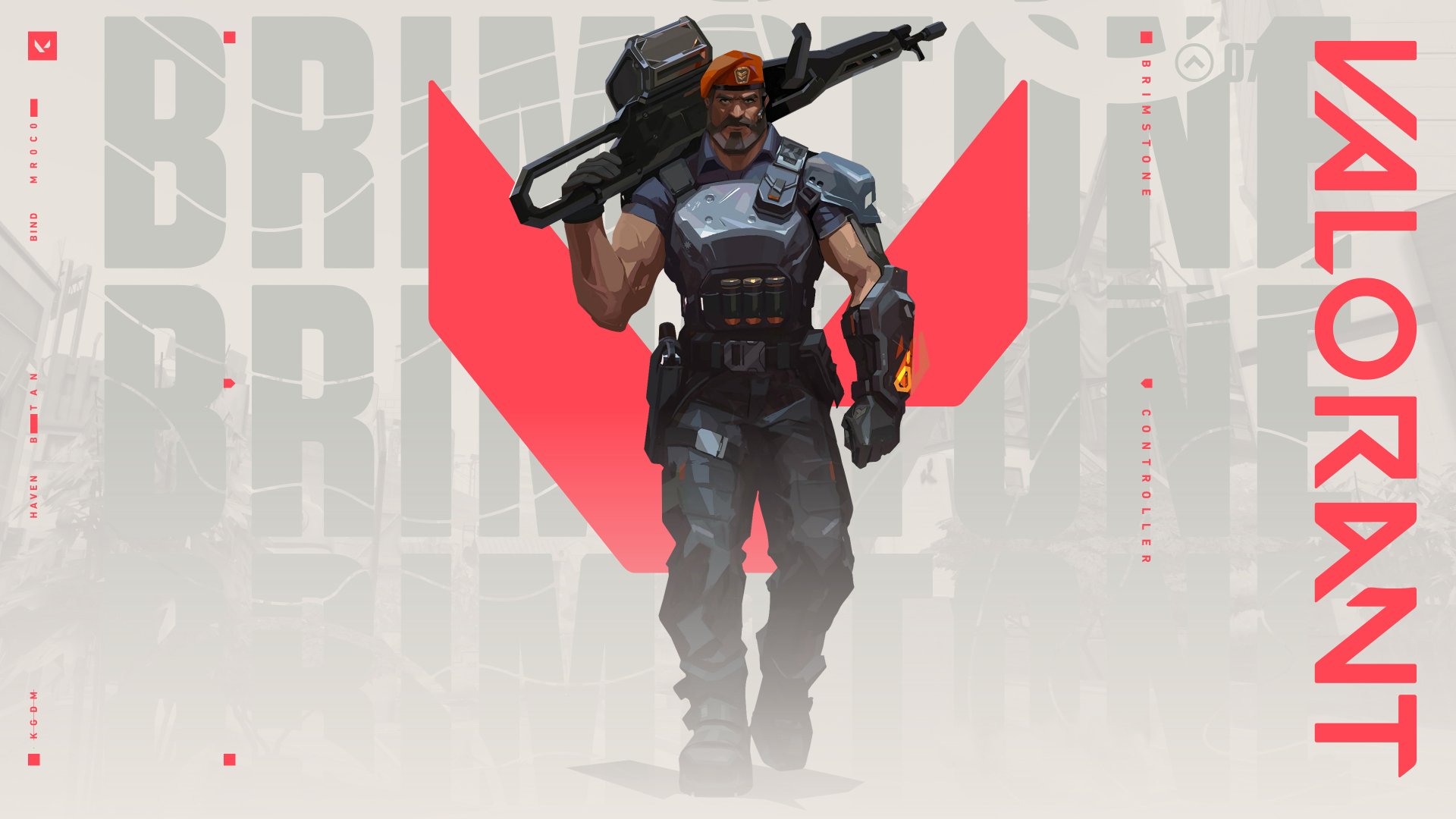 Download Brimstone (Valorant) Video Game Valorant 4k Ultra HD Wallpaper