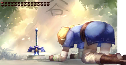 Link video game The Legend of Zelda: Breath of the Wild HD Desktop Wallpaper | Background Image