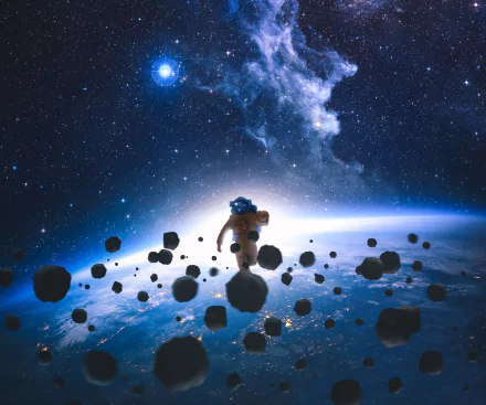 space Sci Fi astronaut HD Desktop Wallpaper | Background Image