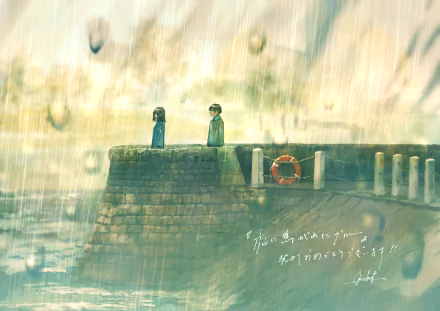 Anime rain Rain Anime HD Desktop Wallpaper | Background Image
