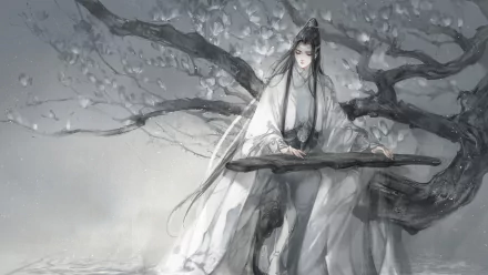 Lan Wangji Anime Mo Dao Zu Shi HD Desktop Wallpaper | Background Image
