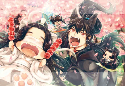 Xiao Xingchen Xue Yang Song Lan A-Qing Anime Mo Dao Zu Shi HD Desktop Wallpaper | Background Image