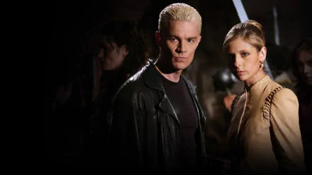 James Marsters Spike (Buffy) Sarah Michelle Gellar TV Show Buffy the Vampire Slayer HD Desktop Wallpaper | Background Image