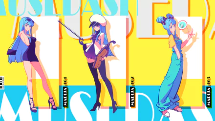 Marija (Muse Dash) video game Muse Dash HD Desktop Wallpaper | Background Image