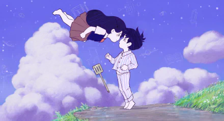 cloud skirt pajamas barefoot Ponyo Mari (Omori) Hero (Omori) video game OMORI HD Desktop Wallpaper | Background Image
