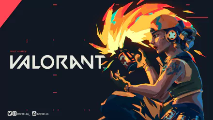 Raze (Valorant) video game Valorant HD Desktop Wallpaper | Background Image