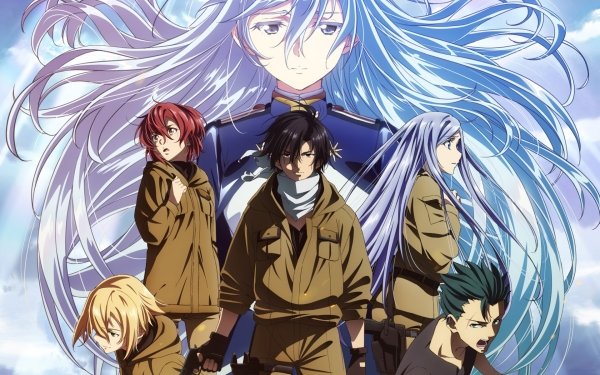 Anime Eighty Six Vladilena Milizé Shinei Nouzen Anju Emma Raiden Shuga Theoto Rikka Kurena Kukumila HD Wallpaper | Background Image