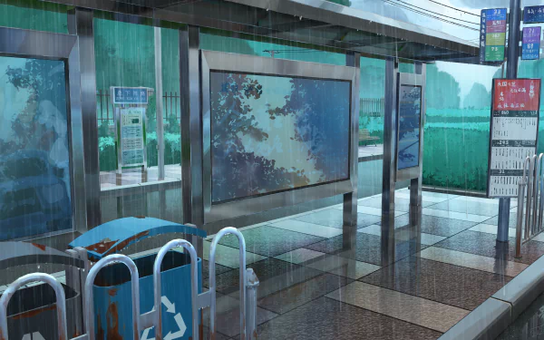 Anime rain Rain Anime HD Desktop Wallpaper | Background Image
