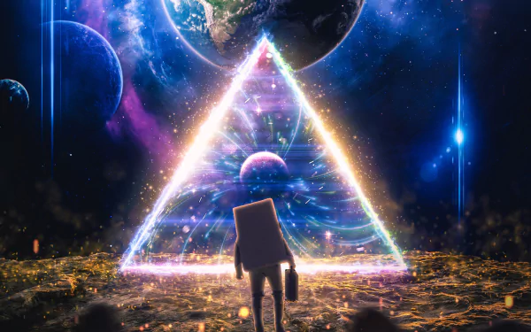 Sci Fi astronaut edit HD Desktop Wallpaper | Background Image