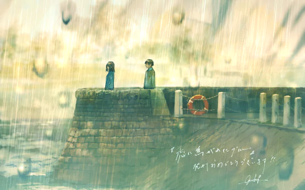 Anime rain Rain Anime HD Desktop Wallpaper | Background Image