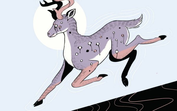 Fantasy Deer Fantasy Animals HD Wallpaper | Background Image