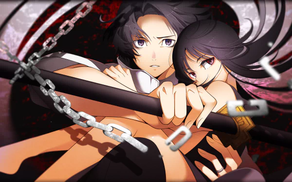 black hair Erika Orimoto Yuta Okkotsu Anime Jujutsu Kaisen HD Desktop Wallpaper | Background Image