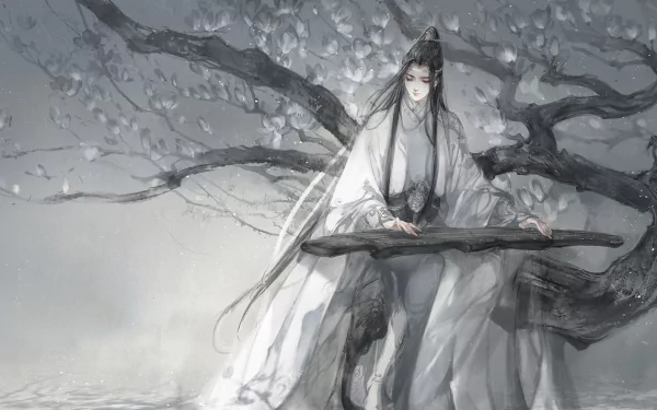 Lan Wangji Anime Mo Dao Zu Shi HD Desktop Wallpaper | Background Image