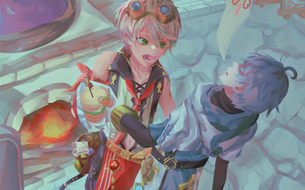 goggles Chongyun (Genshin Impact) Bennett (Genshin Impact) video game Genshin Impact HD Desktop Wallpaper | Background Image