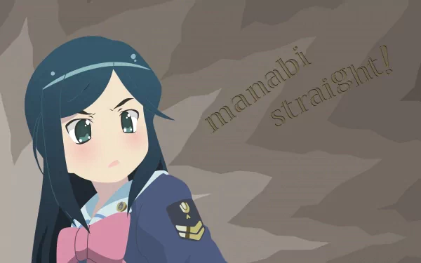 Anime Manabi Straight HD Desktop Wallpaper | Background Image
